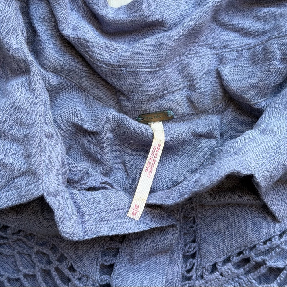 FP Movement by Free People Lavender Button-Up Blouse - Picture 5 of 6